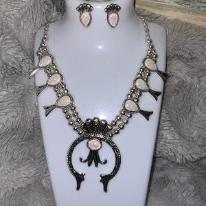 6/$20 Elegant Silver and White Jewelry Set